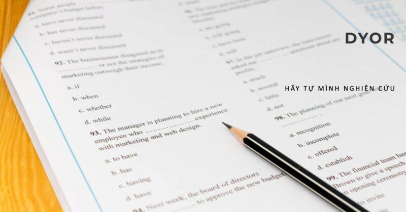 DYOR – Do Your Own Research – Chiếc La bàn Dẫn đường Thông thái DYOR – Do Your Own Research – Chiếc La bàn Dẫn đường Thông thái
