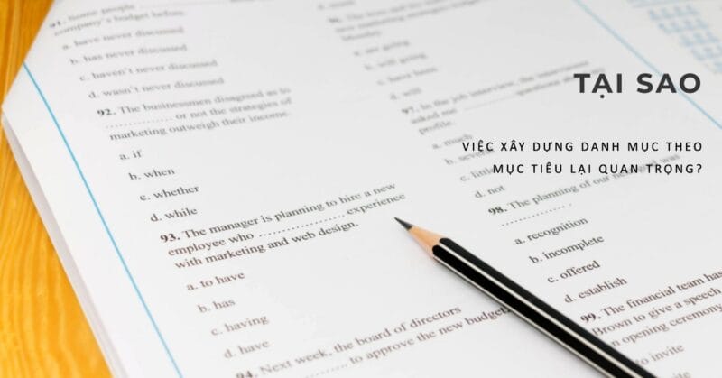 Tại sao việc Xây dựng Danh mục theo Mục tiêu lại Quan trọng