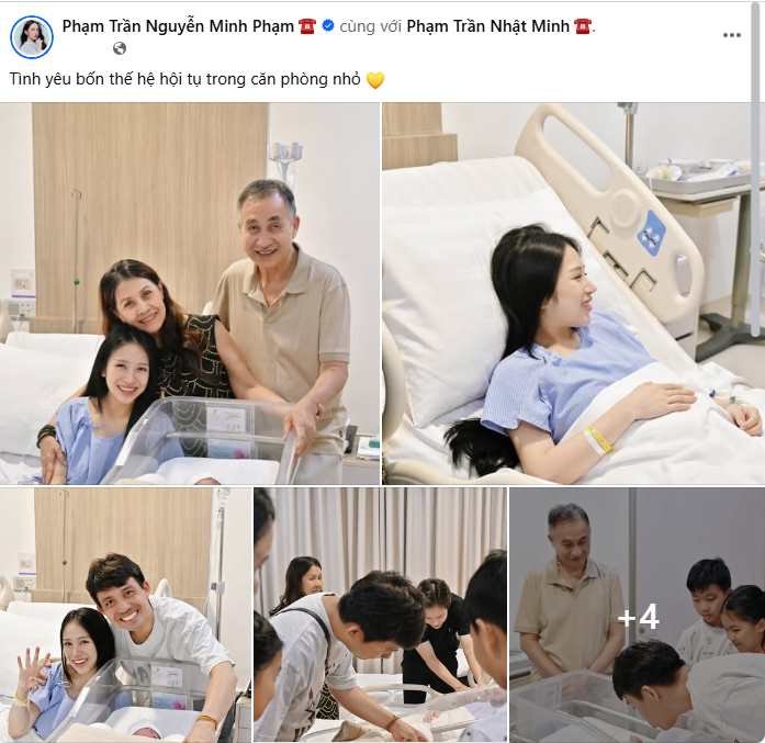 Khung hình quyền lực: 4 thế hệ nhà đại gia Nhựa Long Thành quây quần đón thành viên mới chào đời, trọn vẹn yêu thương- Ảnh 1.