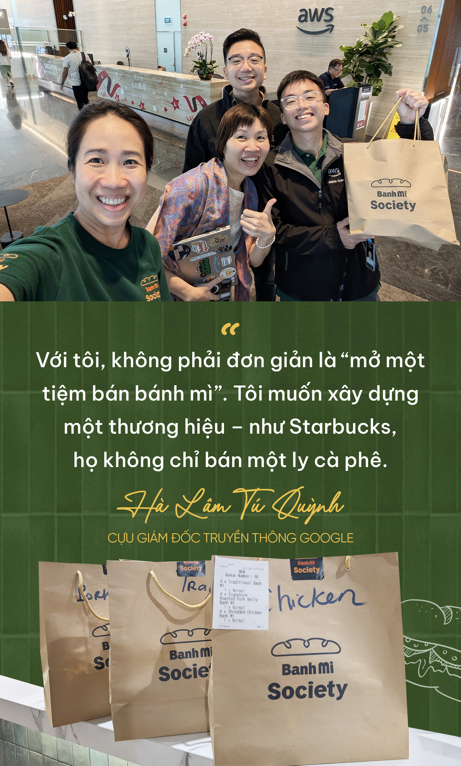 Nữ Giám đốc người Việt bỏ Google, mở tiệm bánh mì tại Singapore: "Bạn bè ai cũng sốc nhưng với tôi – đã đến lúc làm điều gì đó mới"- Ảnh 6. Nữ Giám đốc người Việt bỏ Google, mở tiệm bánh mì tại Singapore: "Bạn bè ai cũng sốc nhưng với tôi – đã đến lúc làm điều gì đó mới"- Ảnh 6.