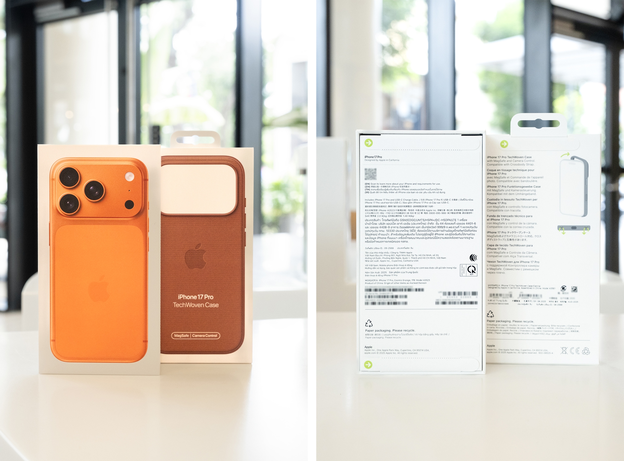 Đây là ảnh thực tế iPhone 17 Pro đang "cháy hàng" tại Việt Nam, phiên bản màu Cam Vũ Trụ đẹp lạ mắt- Ảnh 1. Đây là ảnh thực tế iPhone 17 Pro đang "cháy hàng" tại Việt Nam, phiên bản màu Cam Vũ Trụ đẹp lạ mắt- Ảnh 1.