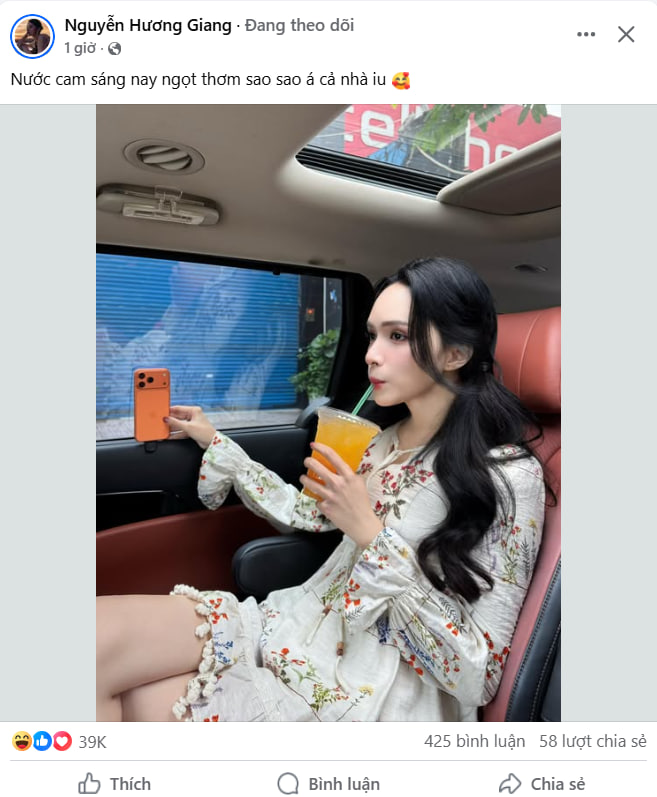 Hương Giang, Tăng Phúc là những nghệ sỹ Việt đầu tiên "flex" khoe iPhone 17 series màu cam- Ảnh 1. Hương Giang, Tăng Phúc là những nghệ sỹ Việt đầu tiên "flex" khoe iPhone 17 series màu cam- Ảnh 1.