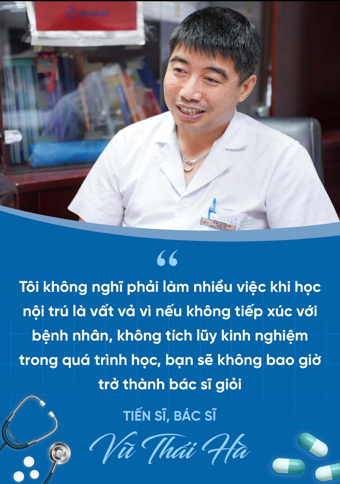 Tiến sĩ kể “sướng” chuyện học nội trú, tiết lộ: “Ít bác sĩ sống với nghề mà không xoay sở, nhưng bệnh nhân không có tiền tôi vẫn chữa với phí 200.000 đồng/tháng”- Ảnh 2. Tiến sĩ kể “sướng” chuyện học nội trú, tiết lộ: “Ít bác sĩ sống với nghề mà không xoay sở, nhưng bệnh nhân không có tiền tôi vẫn chữa với phí 200.000 đồng/tháng”- Ảnh 2.