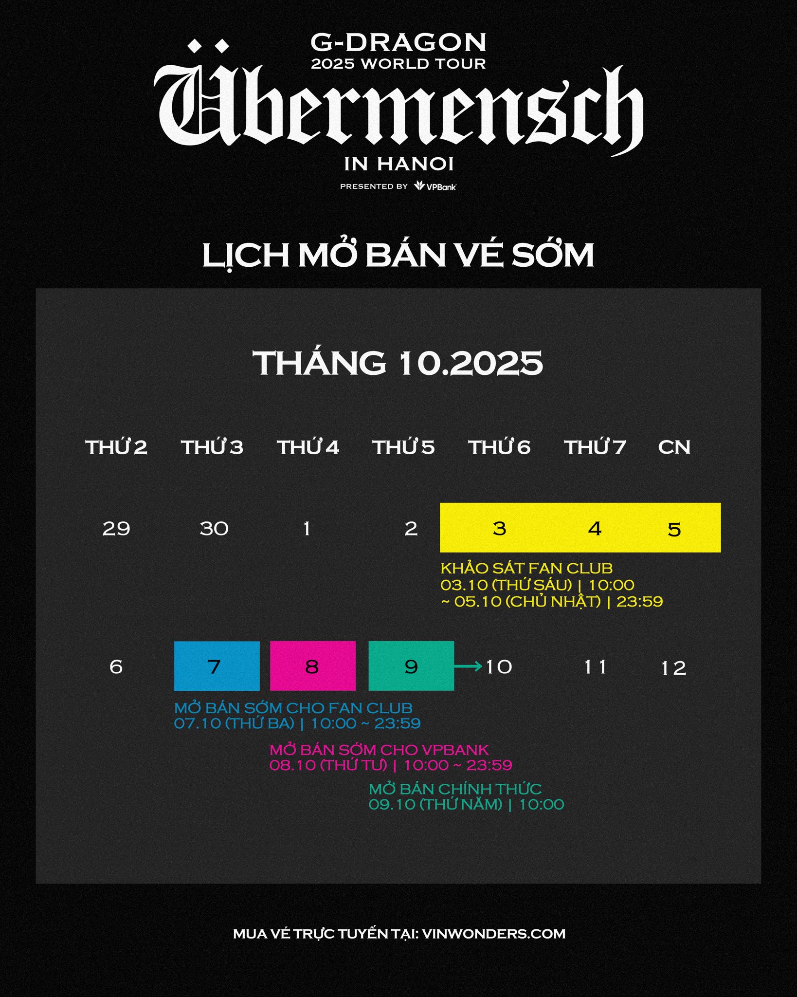 G-Dragon công bố seat map và giá vé concert Hà Nội: Giá quá vừa ý, quyền lợi “độc nhất” chỉ Việt Nam mới có!- Ảnh 4. G-Dragon công bố seat map và giá vé concert Hà Nội: Giá quá vừa ý, quyền lợi “độc nhất” chỉ Việt Nam mới có!- Ảnh 4.