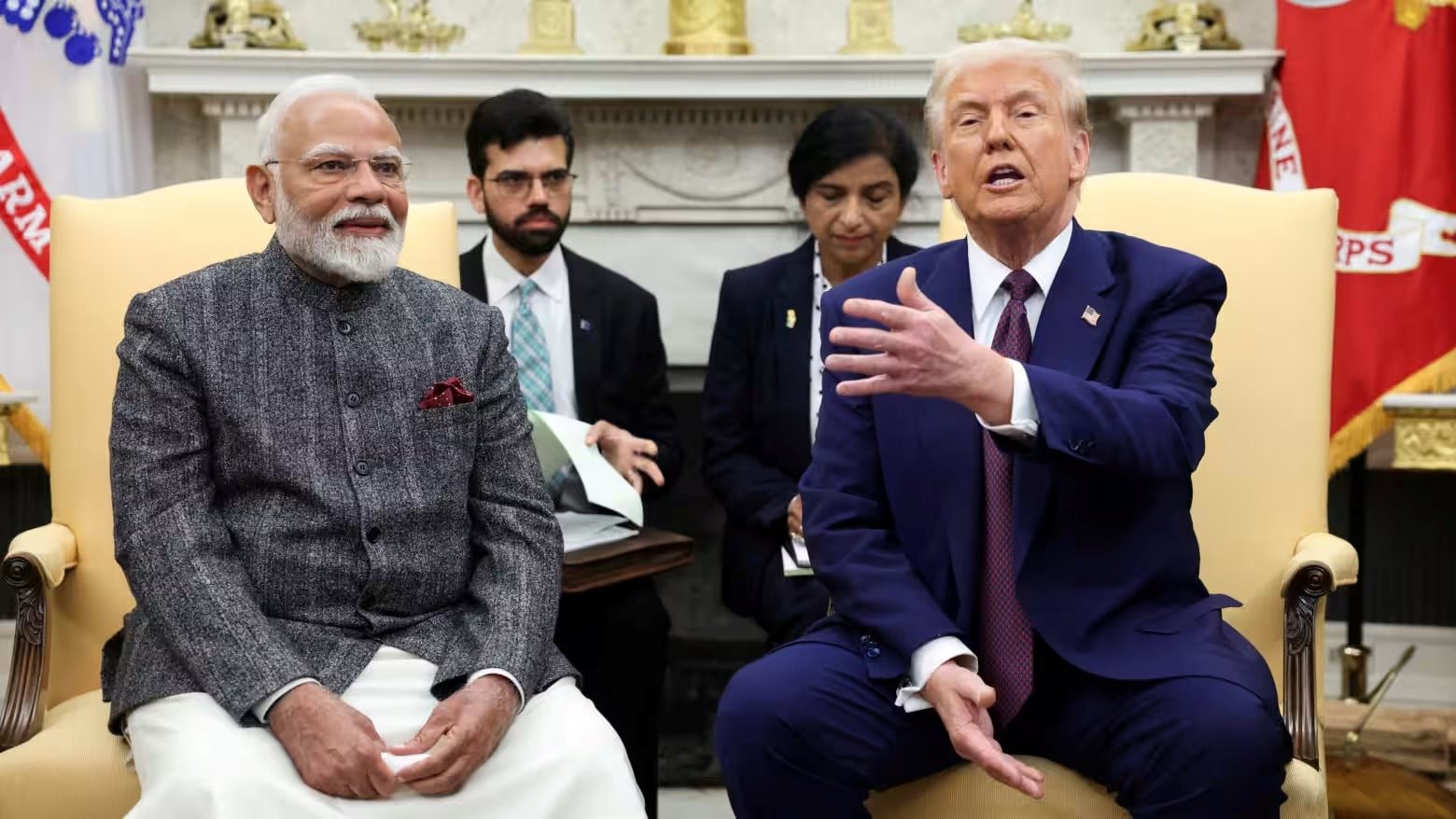 Tổng thống Donald Trump: ‘Ông Modi yêu mến tôi và Ấn Độ sẽ dừng mua dầu Nga’- Ảnh 1. Tổng thống Donald Trump: ‘Ông Modi yêu mến tôi và Ấn Độ sẽ dừng mua dầu Nga’- Ảnh 1.