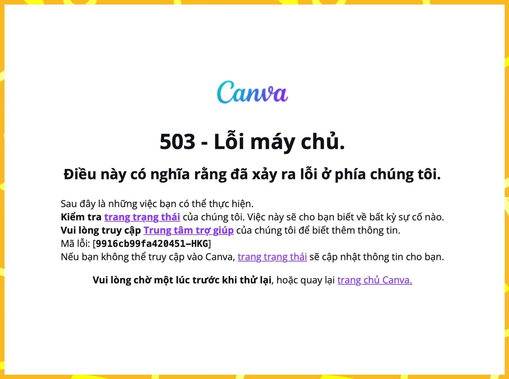 Người dùng Việt “kêu trời” vì Canva và loạt ứng dụng đồng loạt gặp sự cố- Ảnh 1. Người dùng Việt “kêu trời” vì Canva và loạt ứng dụng đồng loạt gặp sự cố- Ảnh 1.