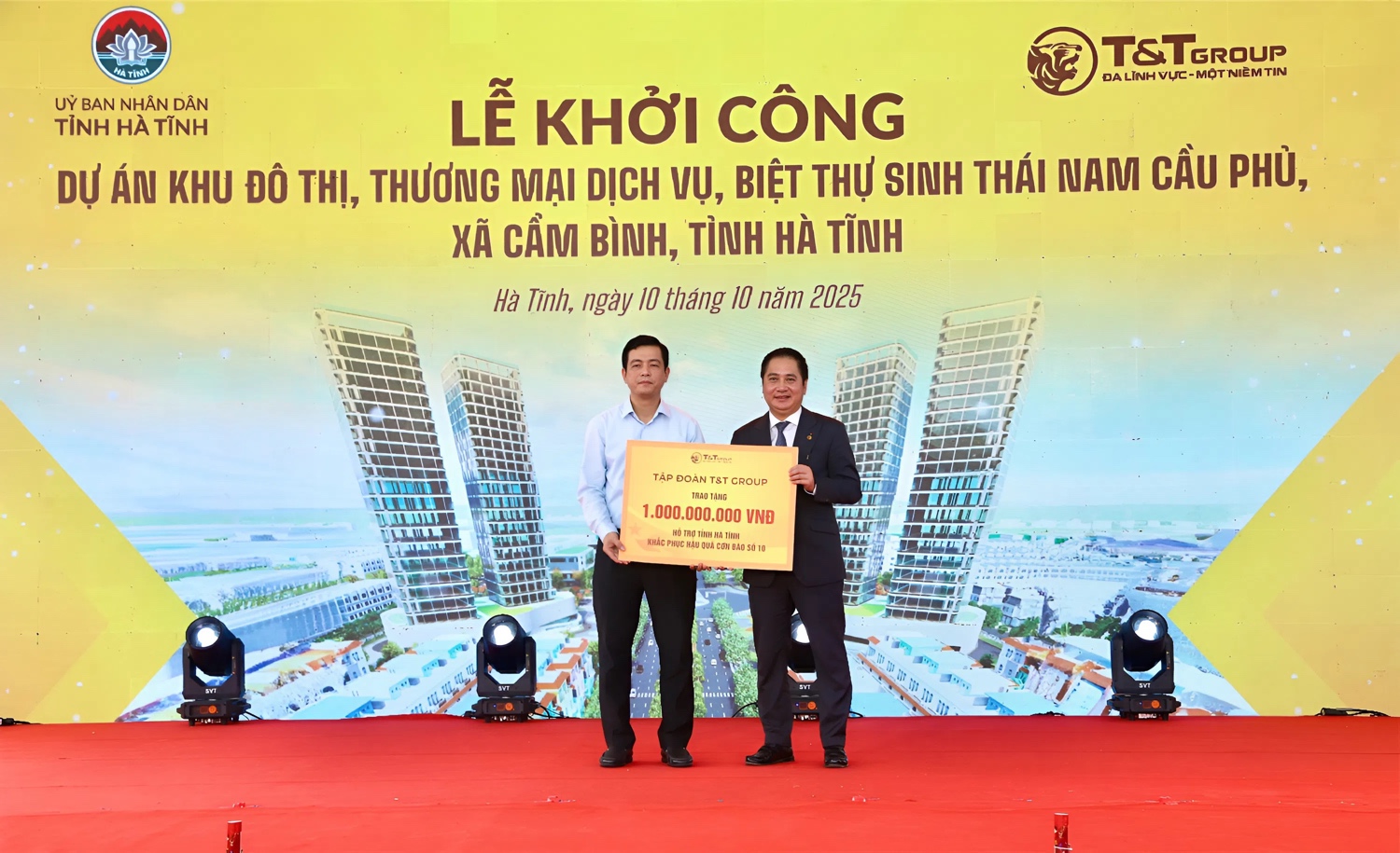 T&T Group của Bầu Hiển khởi công Khu đô thị sinh thái 50 ha tại Hà Tĩnh- Ảnh 3. T&T Group của Bầu Hiển khởi công Khu đô thị sinh thái 50 ha tại Hà Tĩnh- Ảnh 3.