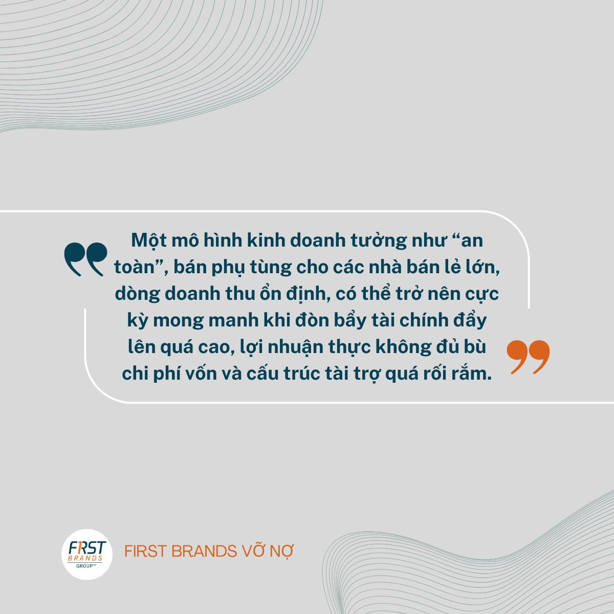 Từ đế chế phụ tùng đến hố nợ hàng chục tỷ USD: Bí mật đen tối phía sau cú sập của thương hiệu hàng đầu nước Mỹ, vừa khiến Phố Wall 'lạnh gáy'- Ảnh 7. Từ đế chế phụ tùng đến hố nợ hàng chục tỷ USD: Bí mật đen tối phía sau cú sập của thương hiệu hàng đầu nước Mỹ, vừa khiến Phố Wall 'lạnh gáy'- Ảnh 7.