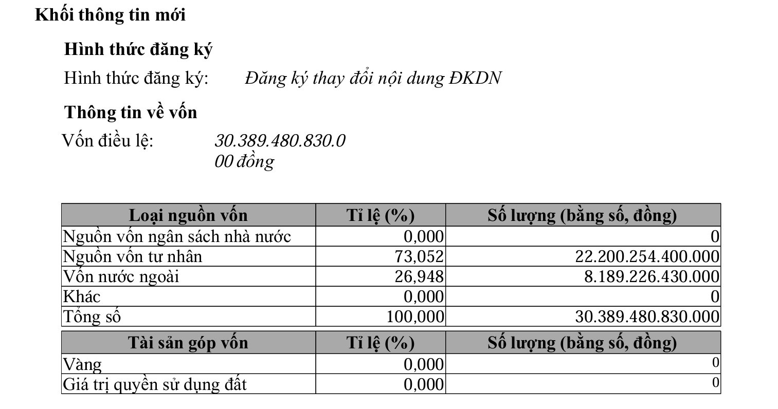 THACO bất ngờ giảm vốn điều lệ, khối ngoại không đổi- Ảnh 1.