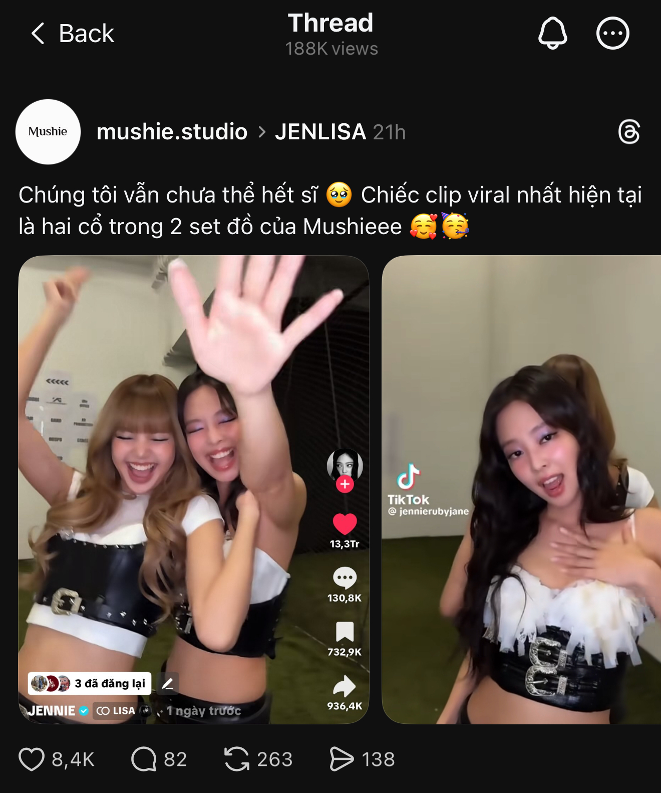 Jennie, Lisa hợp sức giúp 1 local brand Việt hot rần rần- Ảnh 1. Jennie, Lisa hợp sức giúp 1 local brand Việt hot rần rần- Ảnh 1.