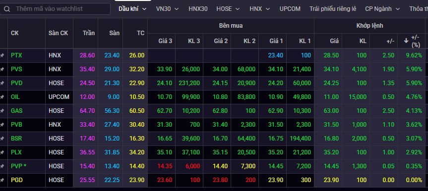Loạt cổ phiếu dầu khí “bứt tốc” mạnh mẽ, điều gì đang diễn ra?- Ảnh 1.