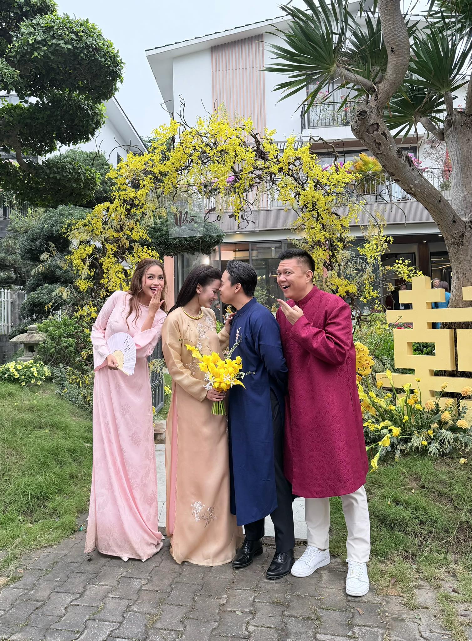 1 Á hậu tổ chức đám cưới sáng nay: Ngọc Châu góp mặt, lộ cơ ngơi của chú rể doanh nhân!- Ảnh 4.