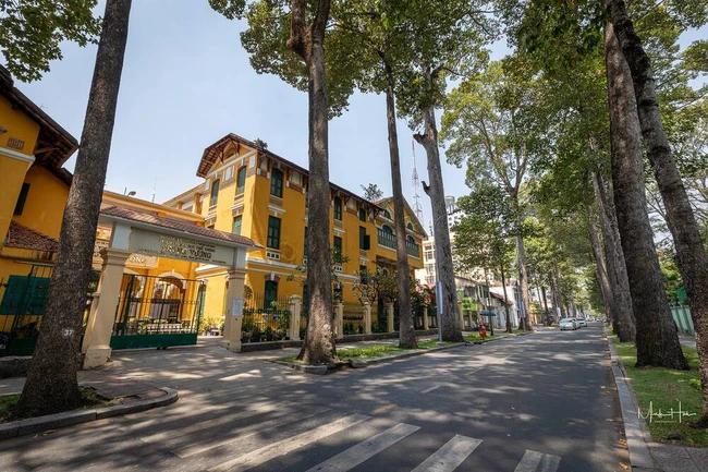 Từng là bệnh viện, ngôi trường này giờ siêu hot tại TP.HCM: Kiến trúc đẹp miễn chê, giơ máy lên là có ảnh đẹp- Ảnh 6. Từng là bệnh viện, ngôi trường này giờ siêu hot tại TP.HCM: Kiến trúc đẹp miễn chê, giơ máy lên là có ảnh đẹp- Ảnh 6.