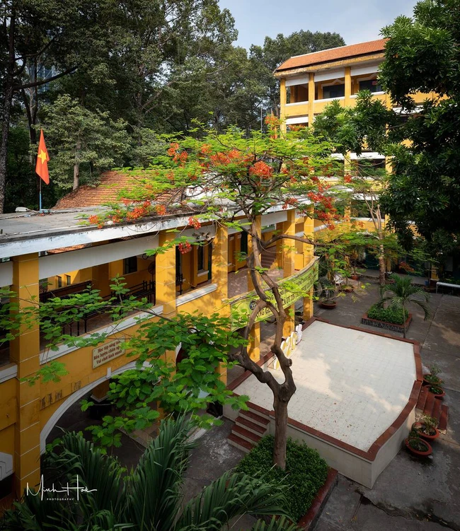 Từng là bệnh viện, ngôi trường này giờ siêu hot tại TP.HCM: Kiến trúc đẹp miễn chê, giơ máy lên là có ảnh đẹp- Ảnh 7. Từng là bệnh viện, ngôi trường này giờ siêu hot tại TP.HCM: Kiến trúc đẹp miễn chê, giơ máy lên là có ảnh đẹp- Ảnh 7.