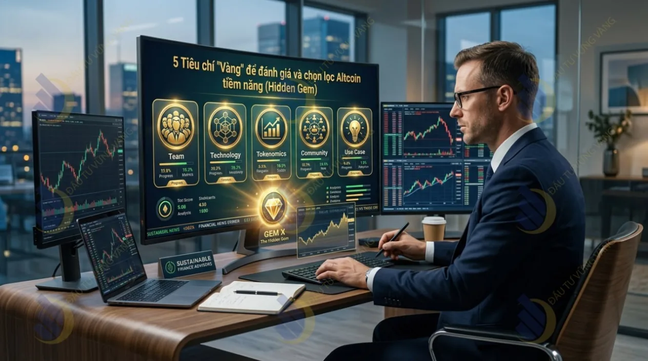 5 Tiêu chí "Vàng" để đánh giá và chọn lọc Altcoin tiềm năng (Hidden Gem)
