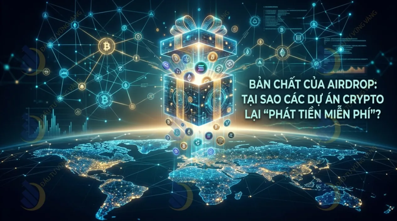 Bản chất của Airdrop: Tại sao các dự án Crypto lại "phát tiền miễn phí"?