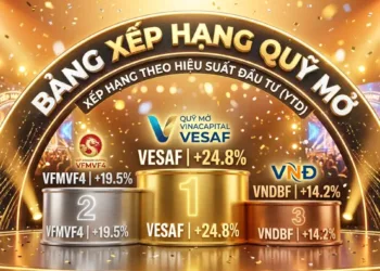 Bảng xếp hạng hiệu suất các quỹ mở Quỹ nào dẫn đầu lợi nhuận