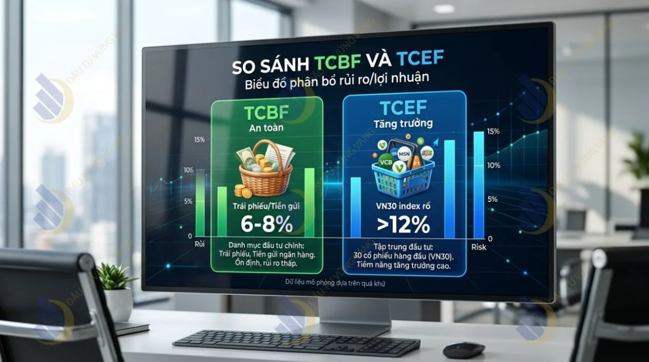 Biểu đồ so sánh TCBF và TCEF