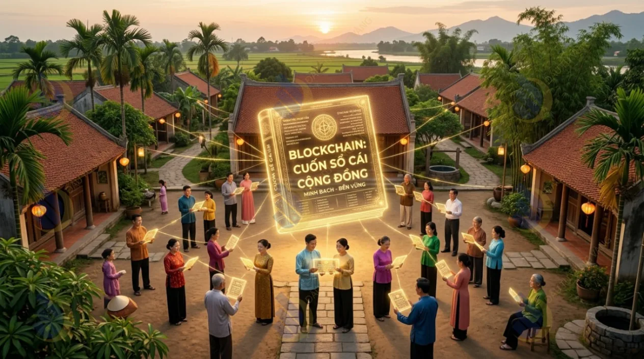 Blockchain: Ẩn dụ về cuốn sổ cái của ngôi làng không có trưởng thôn