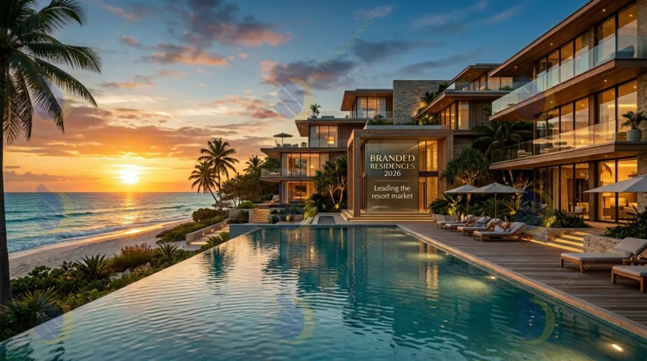 Branded Residences với sự tham gia của các thương hiệu quản lý quốc tế sẽ dẫn dắt thị trường nghỉ dưỡng 2026