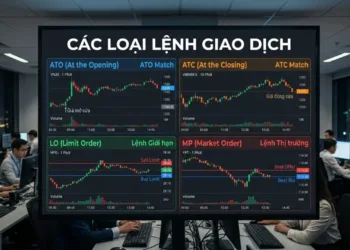 Các loại lệnh giao dịch chứng khoán (ATO, ATC, LO, MP) là gì