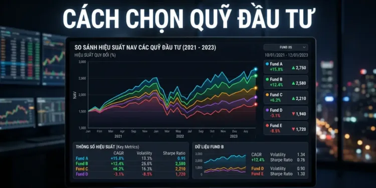 Cách chọn Quỹ đầu tư và So sánh hiệu suất (NAV)