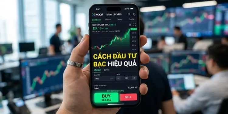 Cách đầu tư Bạc tại Việt Nam hiệu quả qua sàn MXV
