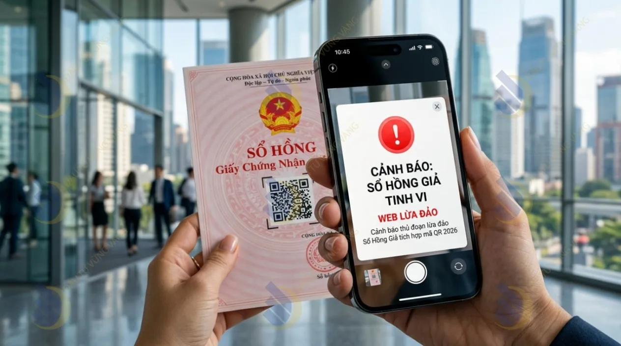 Cảnh báo sổ hồng giả tinh vi có quét mã QR trỏ về web lừa đảo