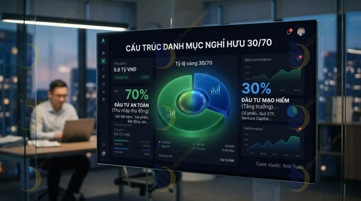 Cấu trúc danh mục nghỉ hưu 30/70