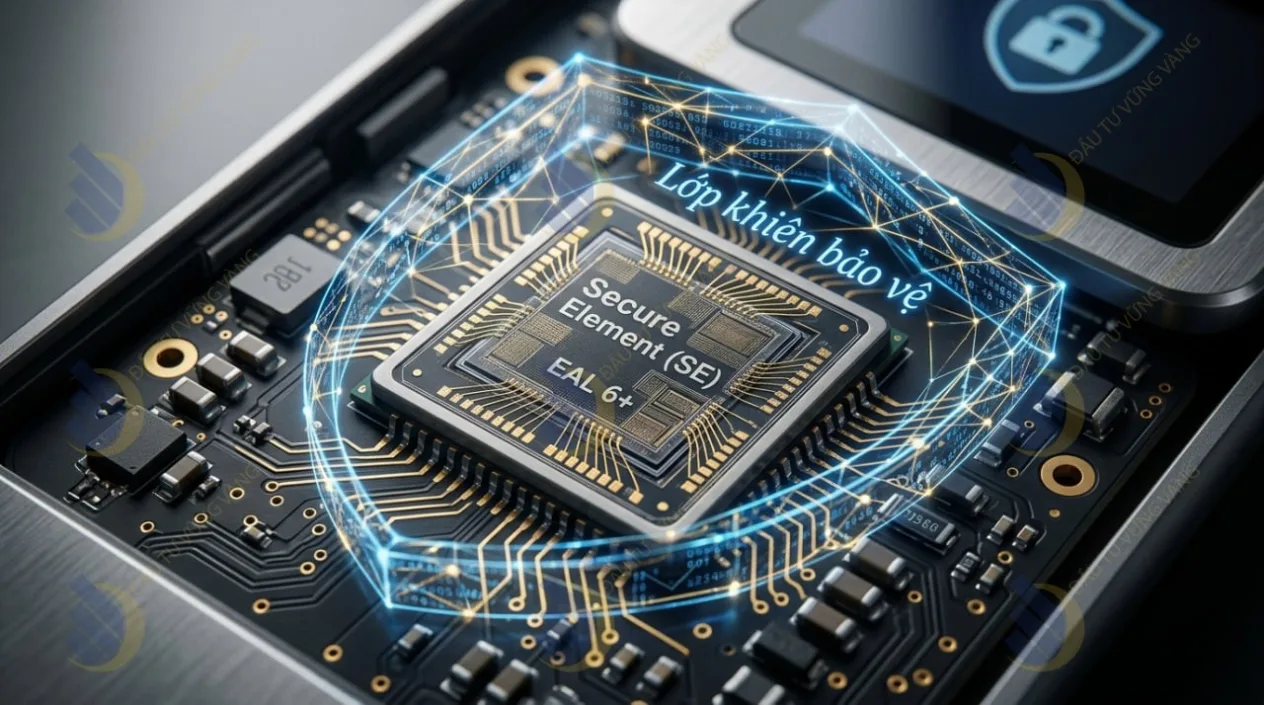Cấu trúc vi mạch chip Secure Element (SE) đạt chuẩn EAL6+