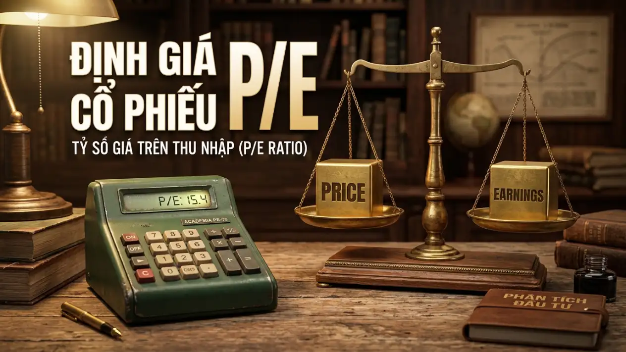 Chỉ số P-E là gì Cách định giá cổ phiếu bằng chỉ số P-E hiệu quả