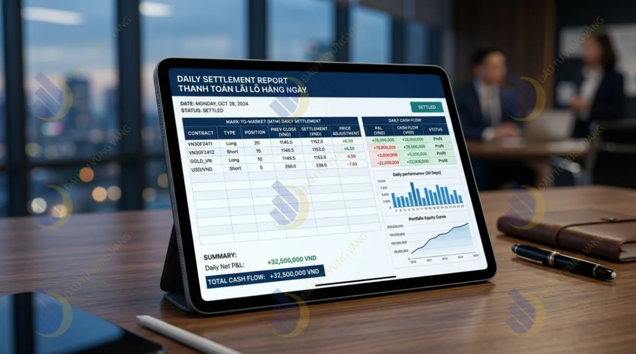 Cơ chế thanh toán lãi lỗ hàng ngày (Mark-to-Market)

