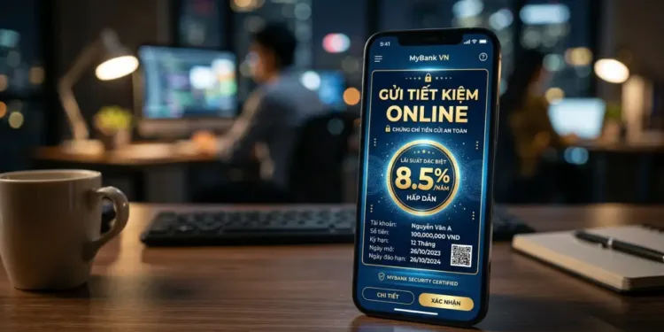 Có nên gửi tiết kiệm online không Hướng dẫn tối ưu lãi suất tiền gửi 2026