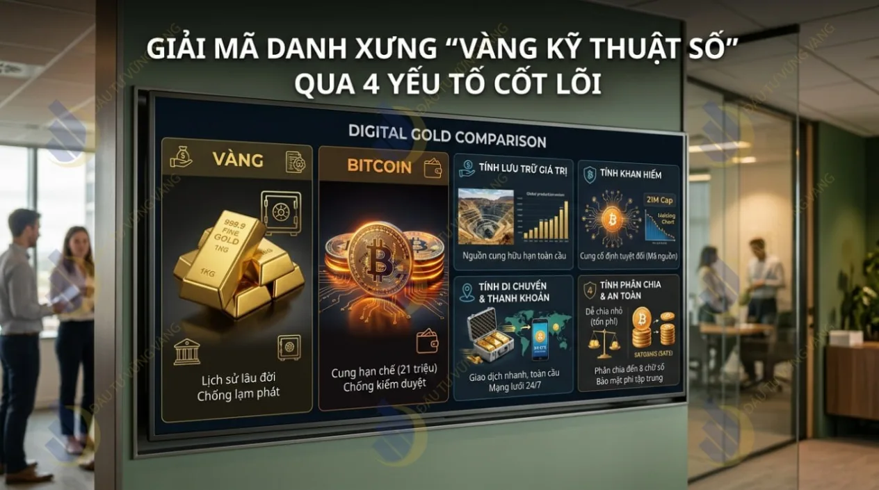 Giải mã danh xưng "Vàng kỹ thuật số" qua 4 yếu tố cốt lõi