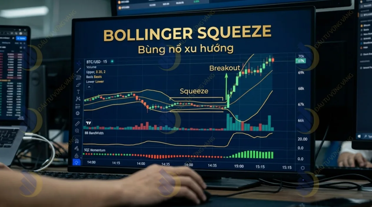 Hiện tượng Bollinger Squeeze: Dấu hiệu bùng nổ xu hướng không thể bỏ qua