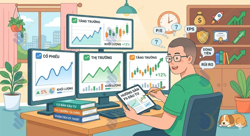 Hình ảnh minh họa một nhà đầu tư F0