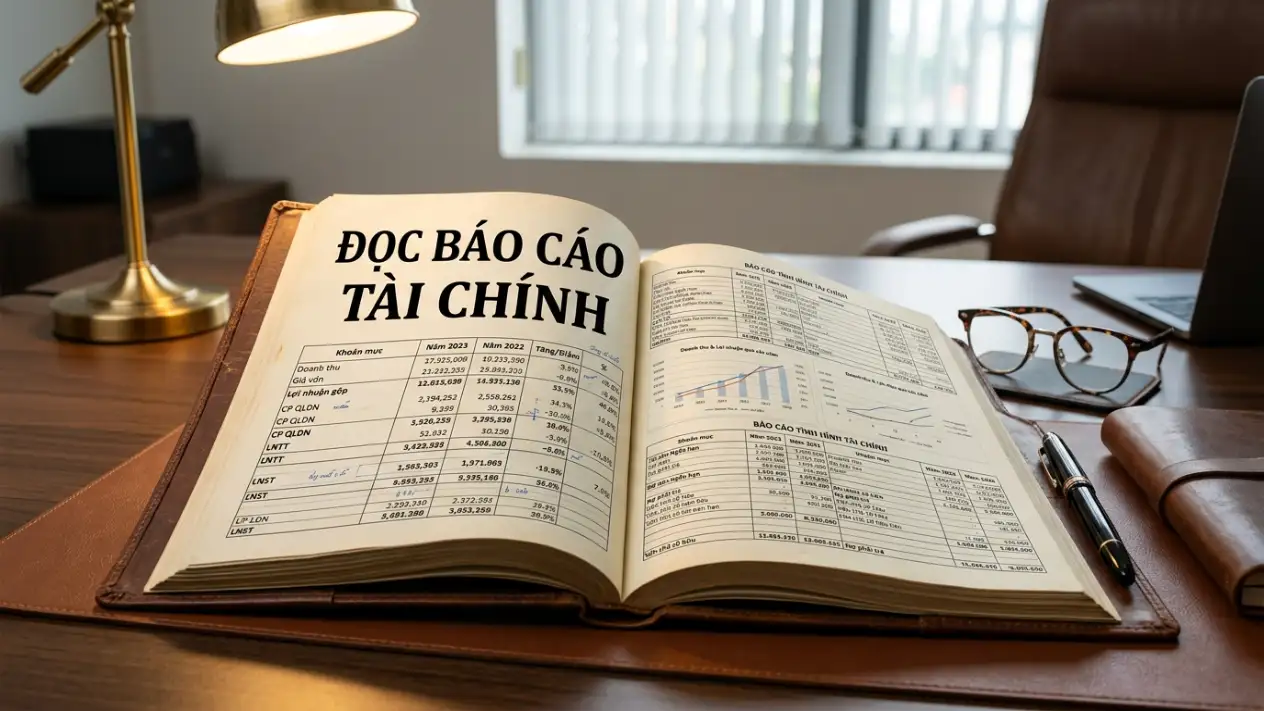 Hướng dẫn cách đọc báo cáo tài chính doanh nghiệp cơ bản cho nhà đầu tư