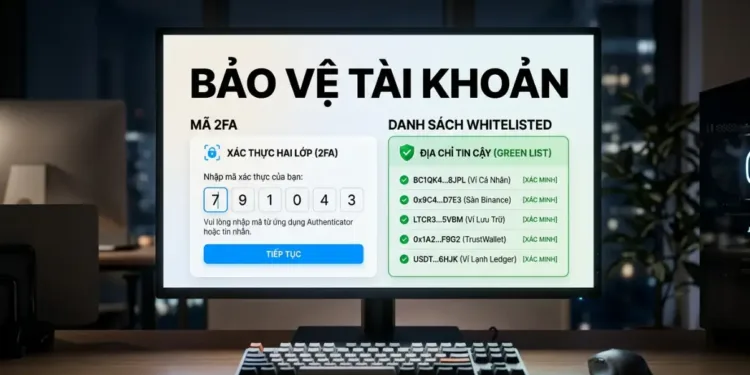 Hướng dẫn cài đặt bảo mật 2FA và Whitelist để bảo vệ tài khoản sàn
