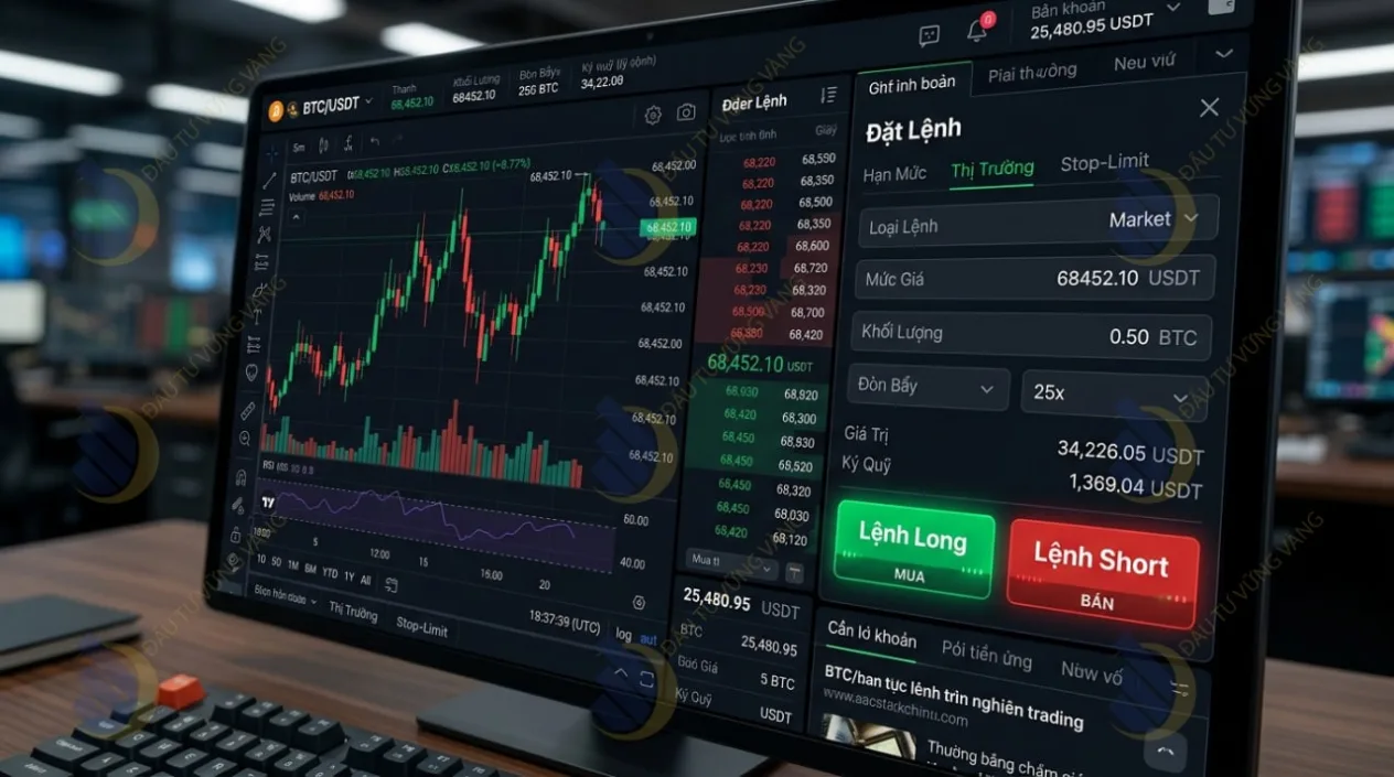 Hướng dẫn đặt lệnh Long/Short thực chiến