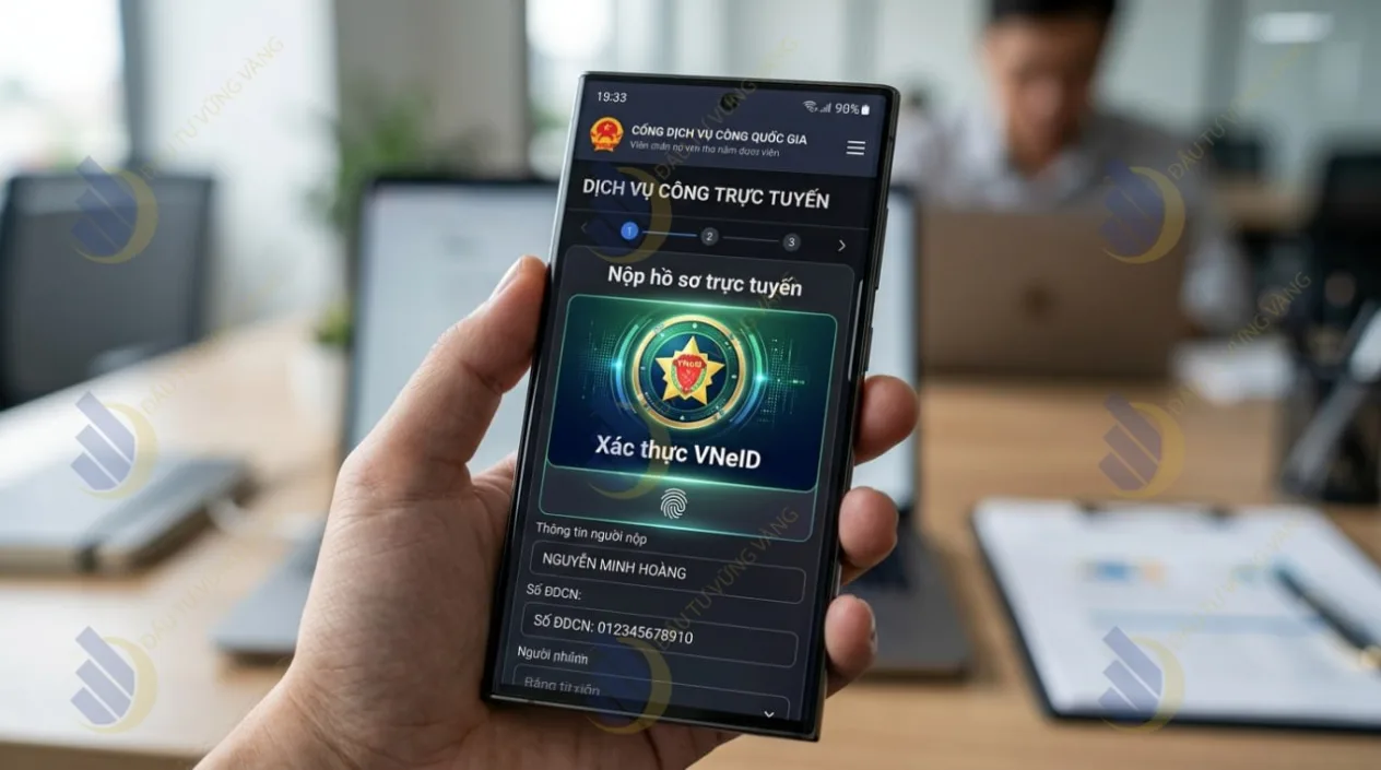 Hướng dẫn nộp hồ sơ sang tên Sổ đỏ trực tuyến (Tích hợp xác thực VNeID)