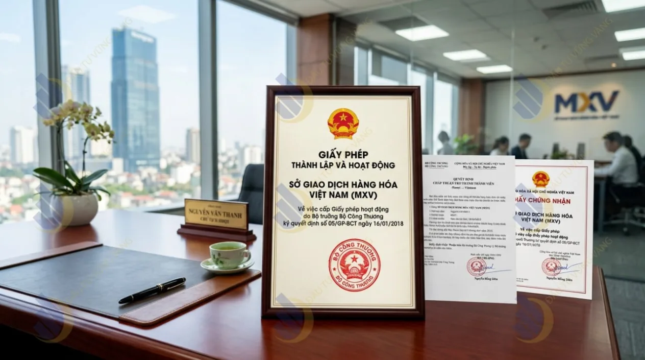 Khung pháp lý hợp pháp của Sở Giao dịch Hàng hóa Việt Nam MXV