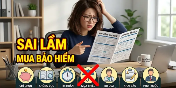 Kinh nghiệm mua bảo hiểm nhân thọ 7 sai lầm đắt giá khiến bạn mất tiền