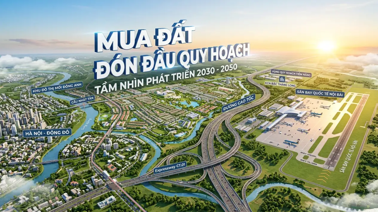 Kinh nghiệm mua đất nền vùng ven đón đầu quy hoạch hạ tầng sân bay, cao tốc