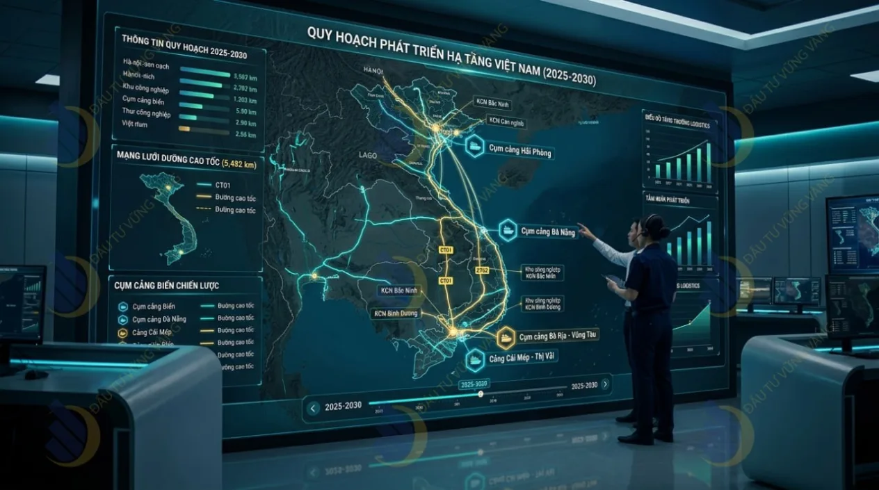 Mạng lưới đường bộ cao tốc và các cụm cảng biển chiến lược tại Việt Nam 2025-2030