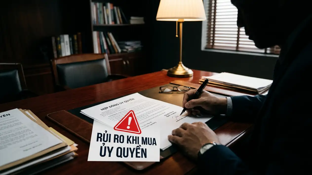 Mua bán nhà đất qua người ủy quyền Những rủi ro pháp lý cực kỳ nguy hiểm