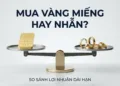 Nên mua vàng miếng hay vàng nhẫn để tích trữ lâu dài có lãi