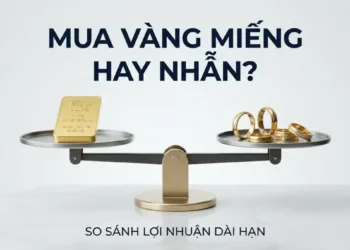 Nên mua vàng miếng hay vàng nhẫn để tích trữ lâu dài có lãi