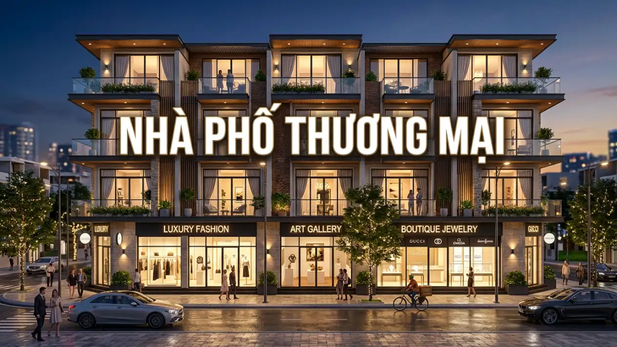 Nhà phố thương mại và Shophouse
