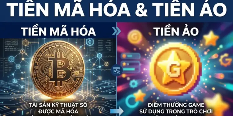 Phân biệt Tiền mã hóa (Cryptocurrency) và Tiền ảo Hiểu đúng để đầu tư