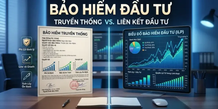 Phân biệt bảo hiểm liên kết đầu tư (ILP) và bảo hiểm truyền thống